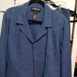 Sag Harbor Pant Suit 16 Blue Navy